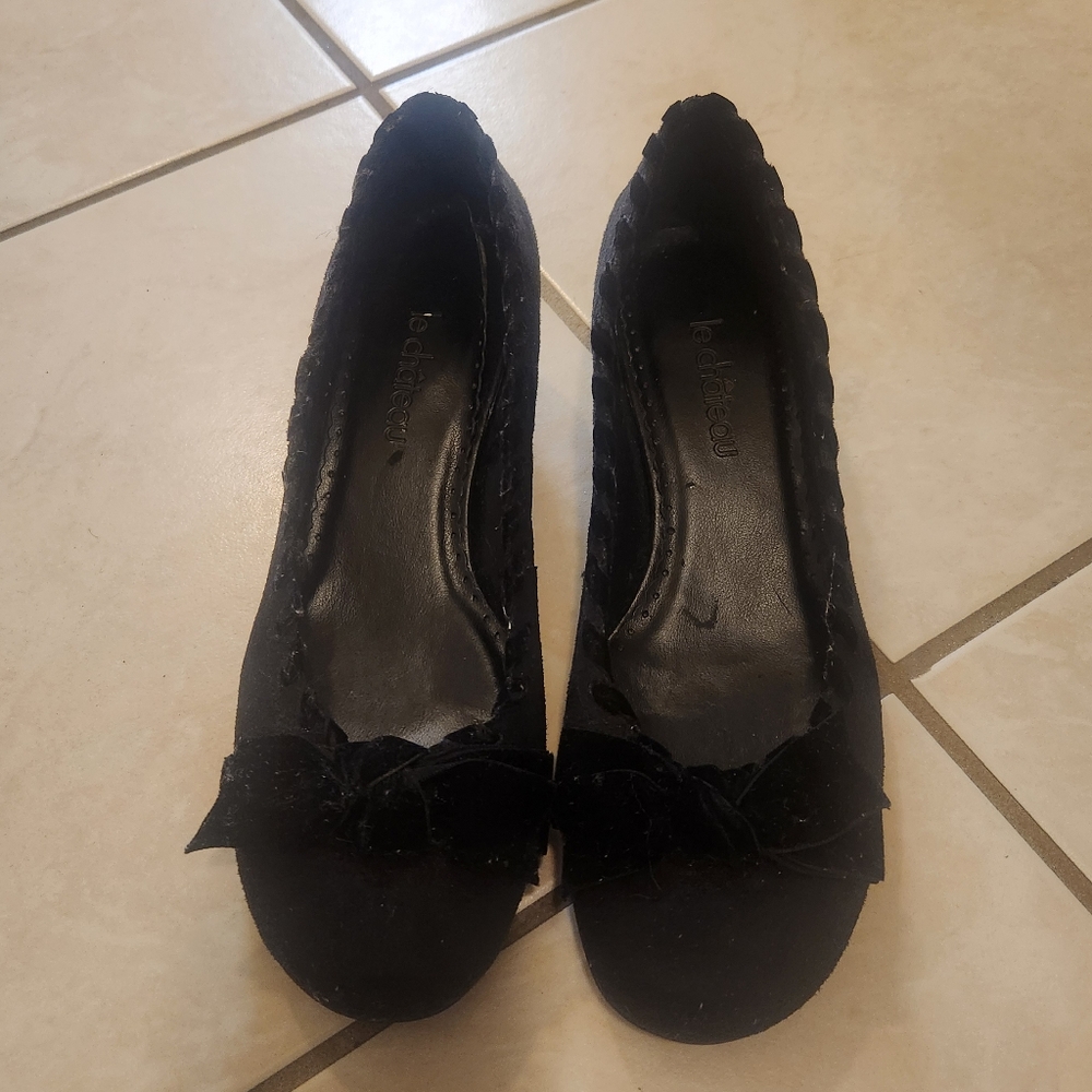 Short Heel Bow Shoes